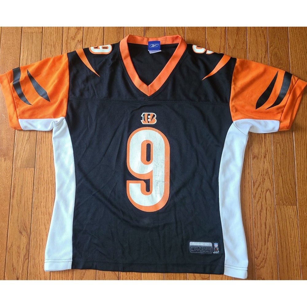 Kids Carson Palmer #9 Cincinnati Bengals NFL Football Reebok Jersey Kids Large
